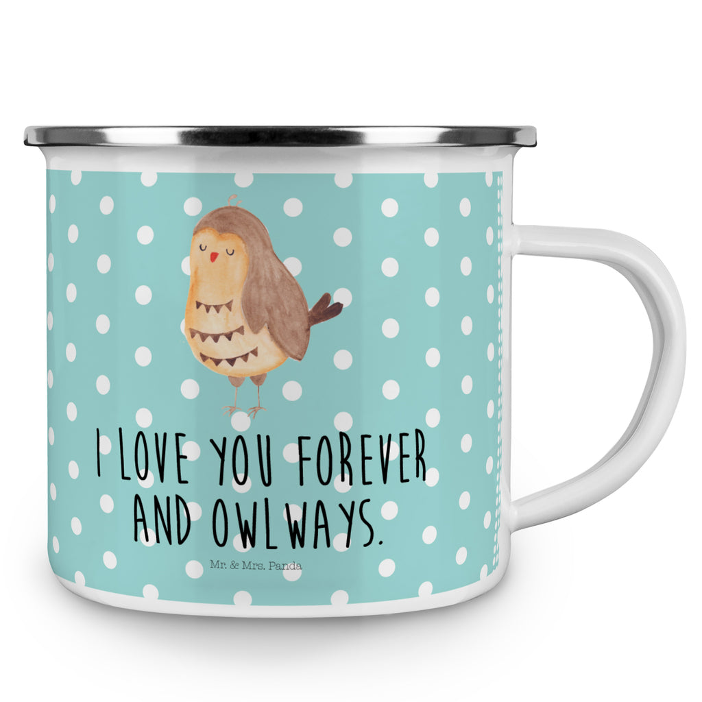 Camping Emaille Tasse Eule Zufrieden Campingtasse, Trinkbecher, Metalltasse, Outdoor Tasse, Emaille Trinkbecher, Blechtasse Outdoor, Emaille Campingbecher, Edelstahl Trinkbecher, Metalltasse für Camping, Kaffee Blechtasse, Camping Tasse Metall, Eule, Eule Spruch, Eule deko, Owl, Liebe Spruch, Romantisch, Wortspiel lustig, Spruch schön, Geschenk Hochzeitstag