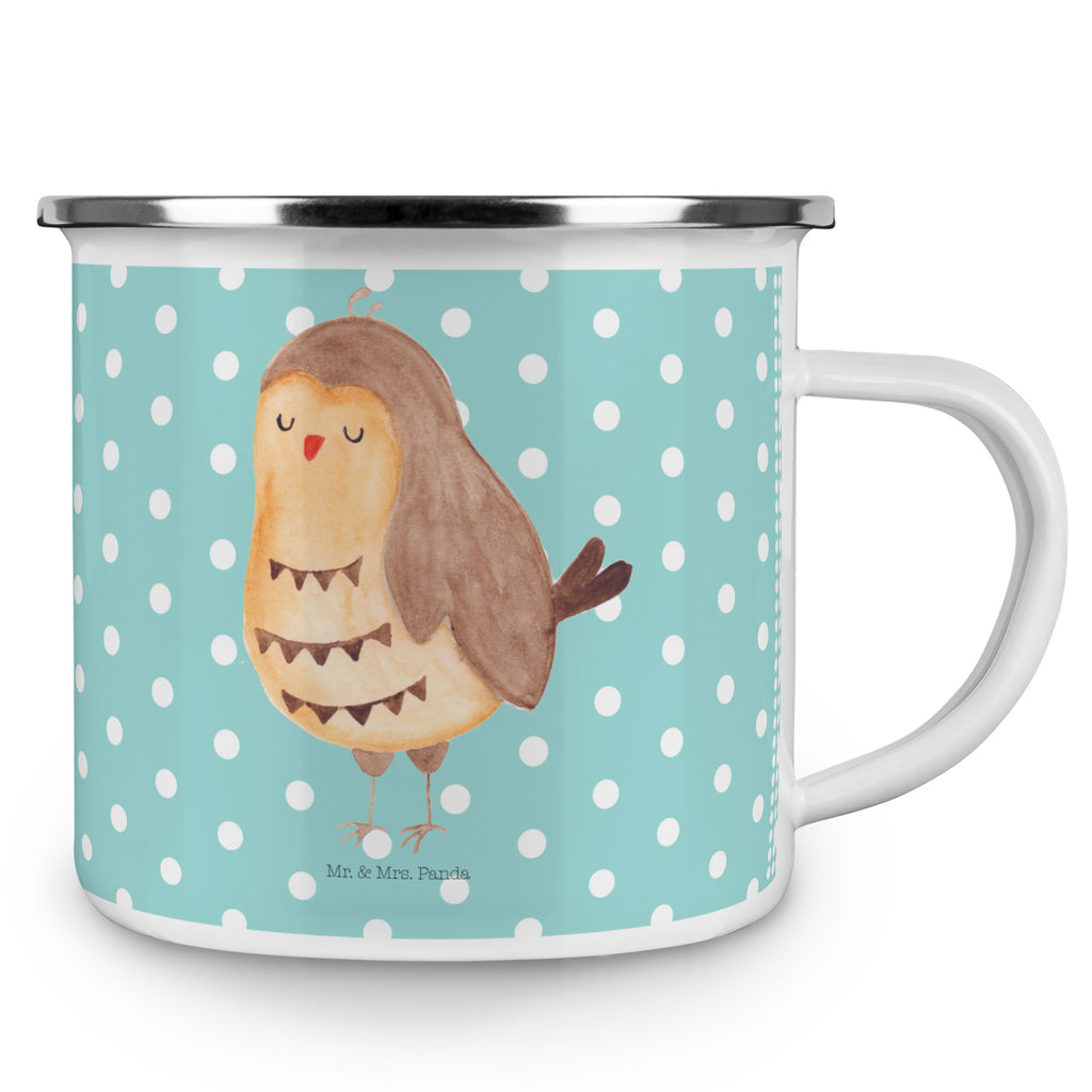 Camping Emaille Tasse Eule Zufrieden Campingtasse, Trinkbecher, Metalltasse, Outdoor Tasse, Emaille Trinkbecher, Blechtasse Outdoor, Emaille Campingbecher, Edelstahl Trinkbecher, Metalltasse für Camping, Kaffee Blechtasse, Camping Tasse Metall, Eule, Eule Spruch, Eule deko, Owl, Liebe Spruch, Romantisch, Wortspiel lustig, Spruch schön, Geschenk Hochzeitstag
