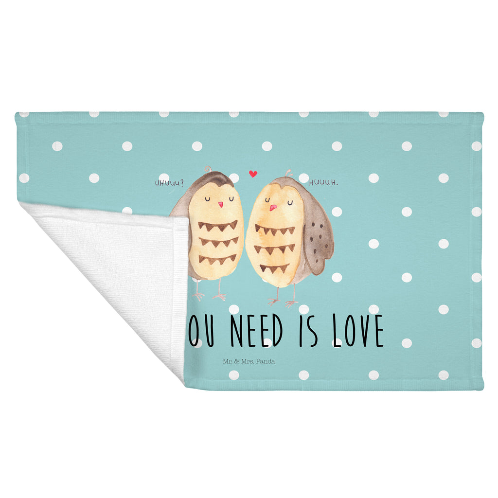 Gäste Handtuch Eule Liebe Gästetuch, Reisehandtuch, Sport Handtuch, Frottier, Kinder Handtuch, Eule, Eule Deko, Liebe, Hochzeit Spruch, Owl, All you need is love, Liebe Spruch, Freundin Geschenk, Freund, Wortspiel lustig