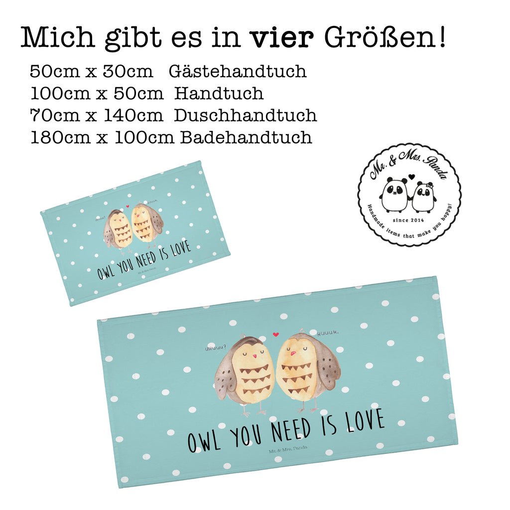 Gäste Handtuch Eule Liebe Gästetuch, Reisehandtuch, Sport Handtuch, Frottier, Kinder Handtuch, Eule, Eule Deko, Liebe, Hochzeit Spruch, Owl, All you need is love, Liebe Spruch, Freundin Geschenk, Freund, Wortspiel lustig