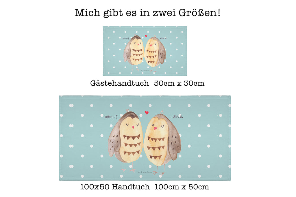 Gäste Handtuch Eule Liebe Gästetuch, Reisehandtuch, Sport Handtuch, Frottier, Kinder Handtuch, Eule, Eule Deko, Liebe, Hochzeit Spruch, Owl, All you need is love, Liebe Spruch, Freundin Geschenk, Freund, Wortspiel lustig