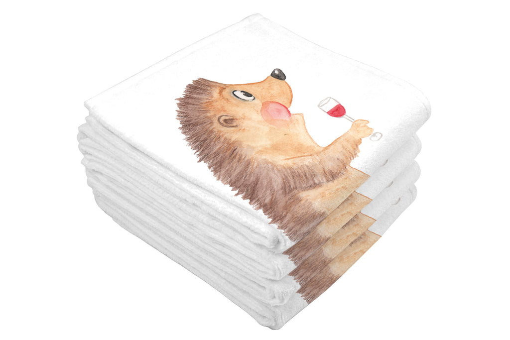 Gäste Handtuch Igel mit Wein Gästetuch, Reisehandtuch, Sport Handtuch, Frottier, Kinder Handtuch, Tiermotive, Gute Laune, lustige Sprüche, Tiere, Wein Spruch, Igel, Geschenk Weintrinker, Geschenk Weinliebhaber, Wein Deko, Weinglas, Rotwein, Weißwein, Wein trinken