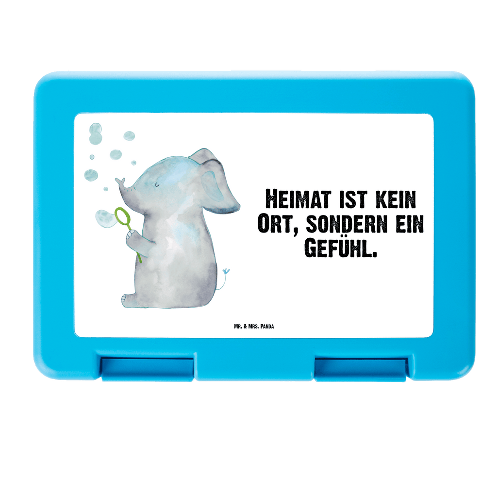 Brotdose Elefant Seifenblasen Brotbox, Snackbox, Lunch box, Butterbrotdose, Brotzeitbox, Tiermotive, Gute Laune, lustige Sprüche, Tiere, Elefant, Elefanten, Dickhäter, Rüsseltier, Seifenblasen, Liebe, Heimat, Gefühl. Daheim, Liebesbeweis, Liebesspruch