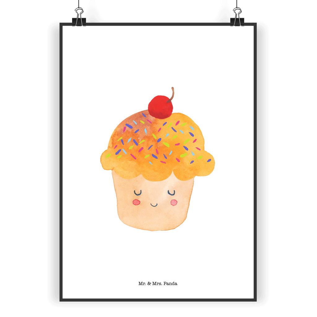 Poster Cupcake Poster, Wandposter, Bild, Wanddeko, Küchenposter, Kinderposter, Wanddeko Bild, Raumdekoration, Wanddekoration, Handgemaltes Poster, Mr. & Mrs. Panda Poster, Designposter, Kunstdruck, Posterdruck, Tiermotive, Gute Laune, lustige Sprüche, Tiere, Cupcakes, Muffin, Wunder, Küche Deko, Küche Spruch, Backen Geschenk, Geschenk Koch, Motivation Sprüche