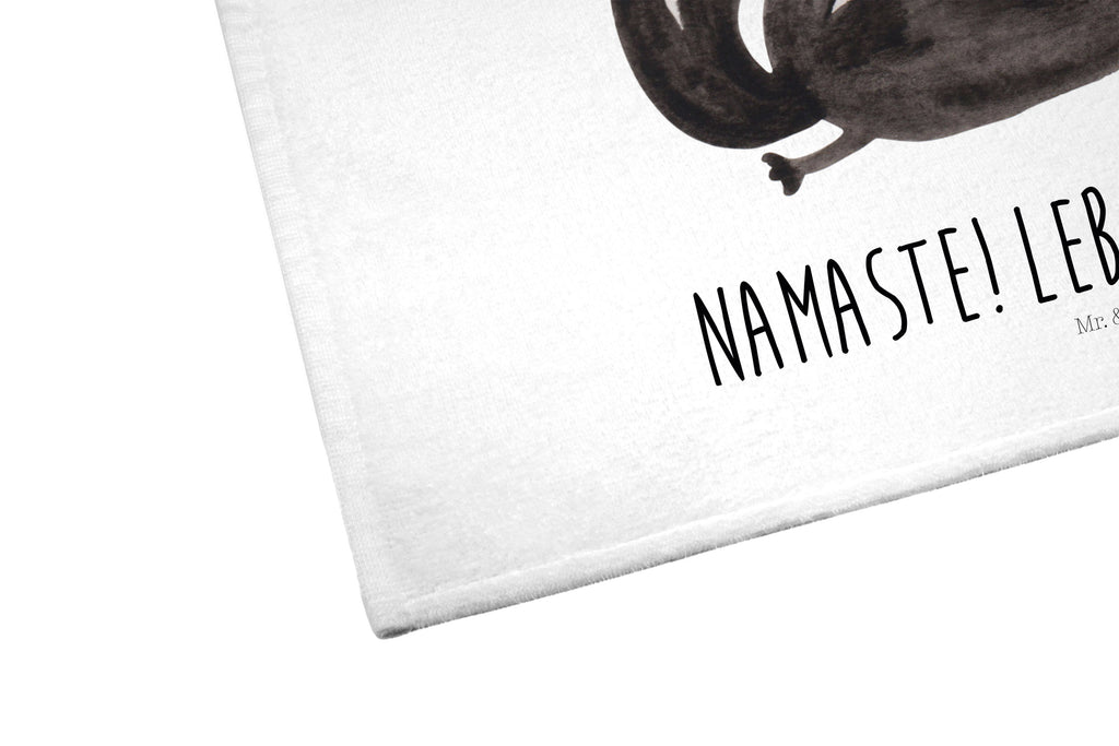 Gäste Handtuch Stinktier Yoga Gästetuch, Reisehandtuch, Sport Handtuch, Frottier, Kinder Handtuch, Stinktier, Skunk, Wildtier, Raubtier, Stinker, Stinki, Yoga, Namaste, Lebe, Liebe, Lache