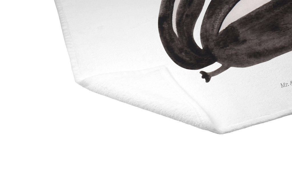 Gäste Handtuch Stinktier Yoga Gästetuch, Reisehandtuch, Sport Handtuch, Frottier, Kinder Handtuch, Stinktier, Skunk, Wildtier, Raubtier, Stinker, Stinki, Yoga, Namaste, Lebe, Liebe, Lache