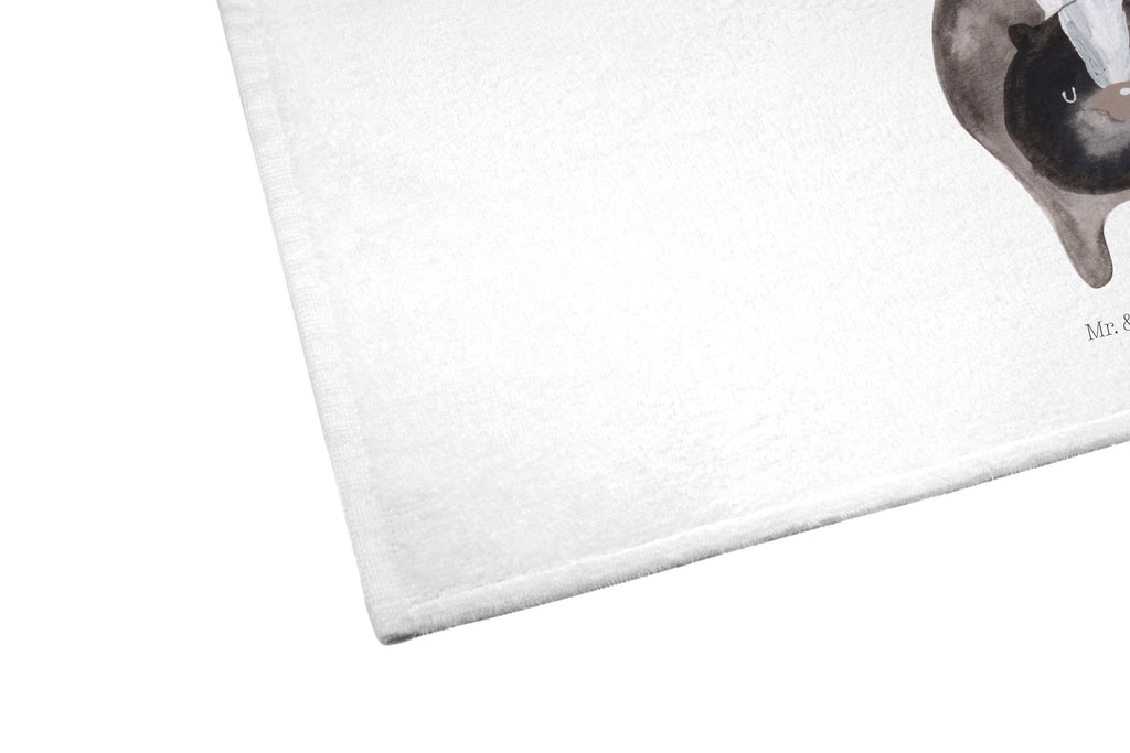 Gäste Handtuch Stinktier Angriff Gästetuch, Reisehandtuch, Sport Handtuch, Frottier, Kinder Handtuch, Stinktier, Skunk, Wildtier, Raubtier, Stinker, Stinki, wütend, Drohung