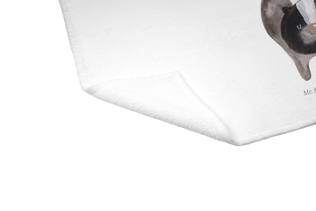 Gäste Handtuch Stinktier Angriff Gästetuch, Reisehandtuch, Sport Handtuch, Frottier, Kinder Handtuch, Stinktier, Skunk, Wildtier, Raubtier, Stinker, Stinki, wütend, Drohung