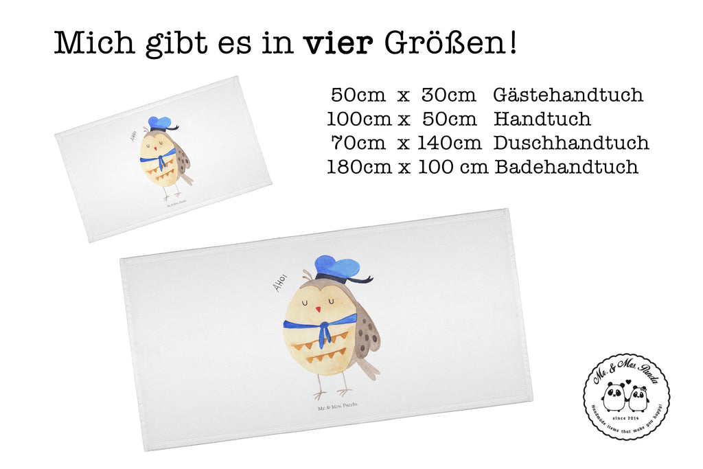 Gäste Handtuch Eule Matrosen Gästetuch, Reisehandtuch, Sport Handtuch, Frottier, Kinder Handtuch, Eule, Eule Spruch, Eule Deko, Owl, Wortspiel lustig, Matrose, Freundin, Ehe, Seefahrer, Heimathafen, Hochzeitstag Geschenk