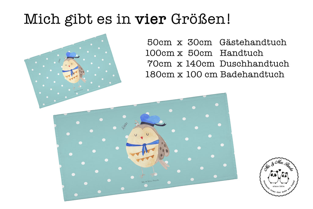 Gäste Handtuch Eule Matrosen Gästetuch, Reisehandtuch, Sport Handtuch, Frottier, Kinder Handtuch, Eule, Eule Spruch, Eule Deko, Owl, Wortspiel lustig, Matrose, Freundin, Ehe, Seefahrer, Heimathafen, Hochzeitstag Geschenk
