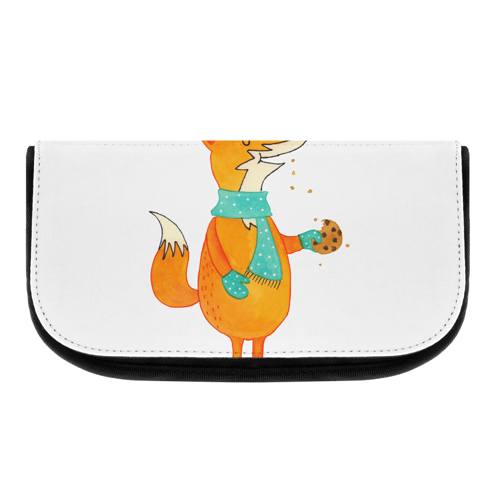Kosmetiktasche Fuchs Keks Kosmetikbeutel, Kulturtasche, Kulturbeutel, Schminktasche, Make-Up Tasche, Fuchs, Füchse, Backen Spruch, Kekse, Winter, Weihnachtszeit, Plätzchen, Liebe, Küche Deko