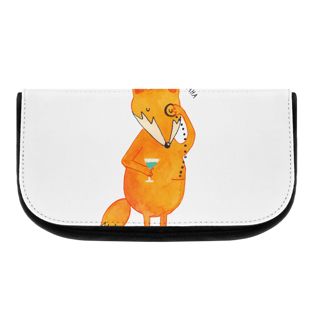 Kosmetiktasche Fuchs Lord Kosmetikbeutel, Kulturtasche, Kulturbeutel, Schminktasche, Make-Up Tasche, Fuchs, Füchse, tröstende Worte, Spruch lustig, Liebeskummer Geschenk, Motivation Spruch, Problemlösung