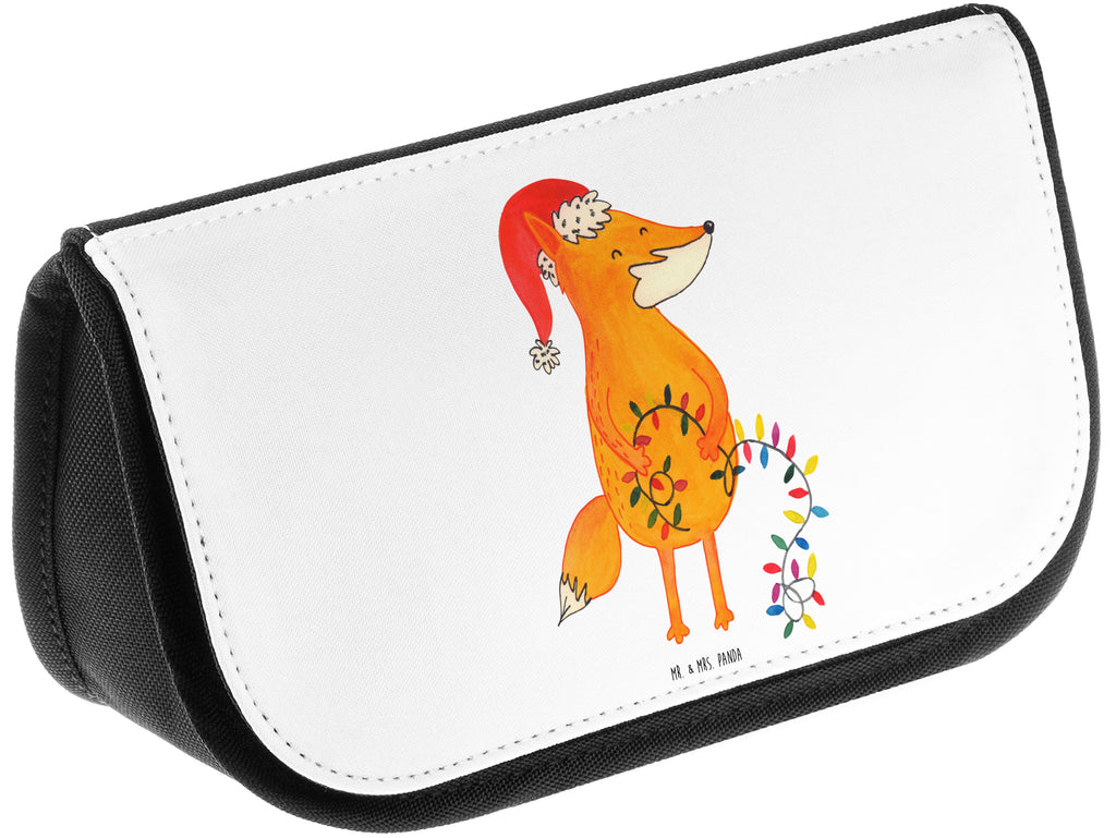 Kosmetiktasche Fuchs Weihnachten Kosmetikbeutel, Kulturtasche, Kulturbeutel, Schminktasche, Make-Up Tasche, Winter, Weihnachten, Weihnachtsdeko, Nikolaus, Advent, Heiligabend, Wintermotiv, Fuchs, Füchse, Spruch schön, Geschenk Weihnachten, Weihnachtsmann, Weihnachtszeit