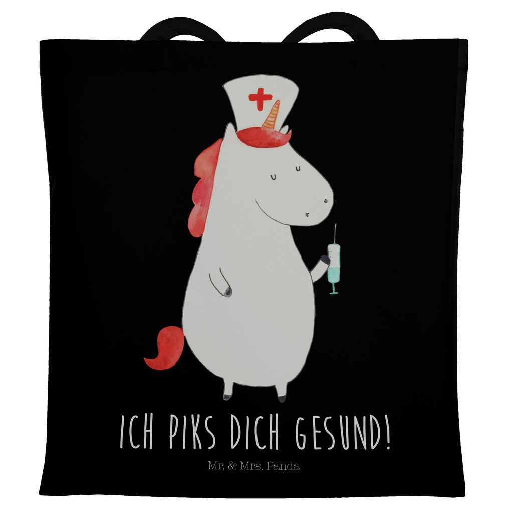 Tragetasche Einhorn Krankenschwester Beuteltasche, Beutel, Einkaufstasche, Jutebeutel, Stoffbeutel, Einhorn, Einhörner, Einhorn Deko, Pegasus, Unicorn, Krankenschwester Geschenk, Krankenpfleger Geschenk, Krankenpflegerin, Krankenschwester Dankeschön, Krankenhaus, Ärztin Geschenk