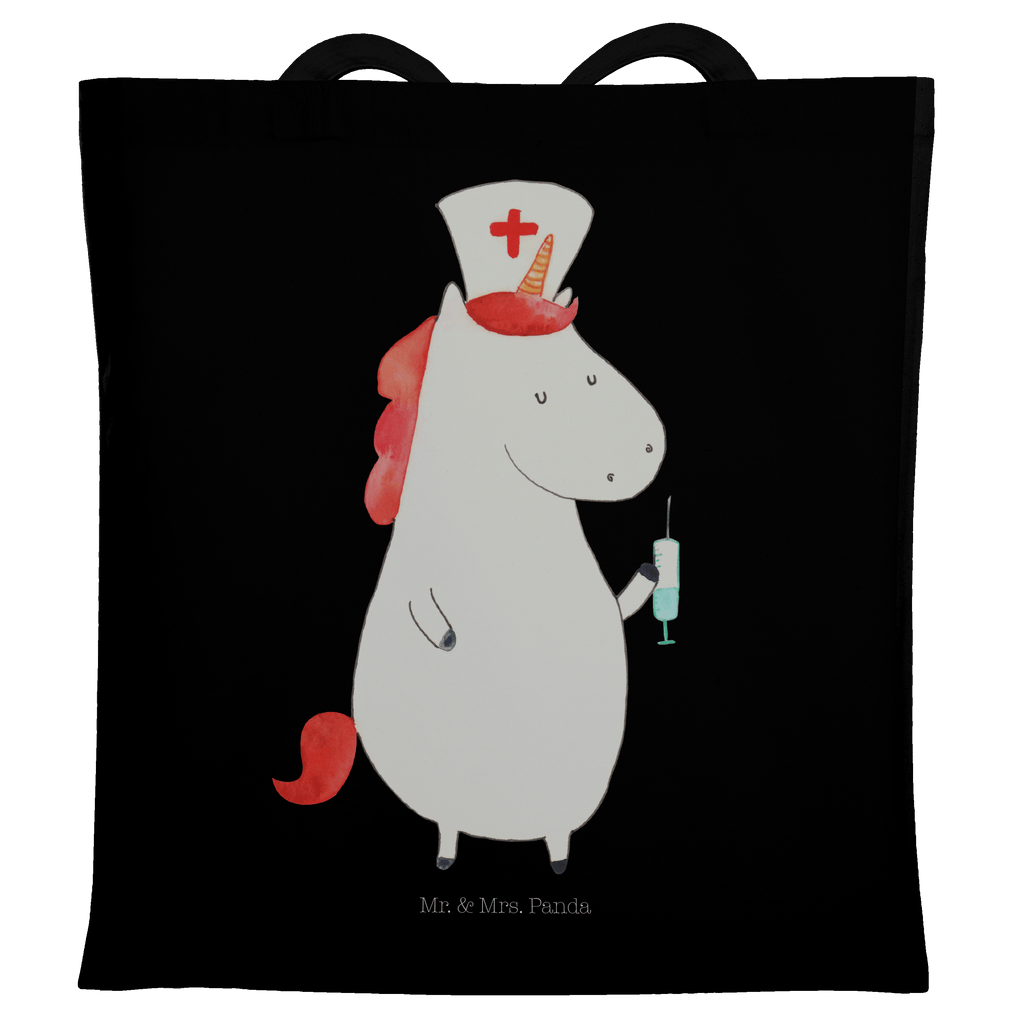 Tragetasche Einhorn Krankenschwester Beuteltasche, Beutel, Einkaufstasche, Jutebeutel, Stoffbeutel, Einhorn, Einhörner, Einhorn Deko, Pegasus, Unicorn, Krankenschwester Geschenk, Krankenpfleger Geschenk, Krankenpflegerin, Krankenschwester Dankeschön, Krankenhaus, Ärztin Geschenk