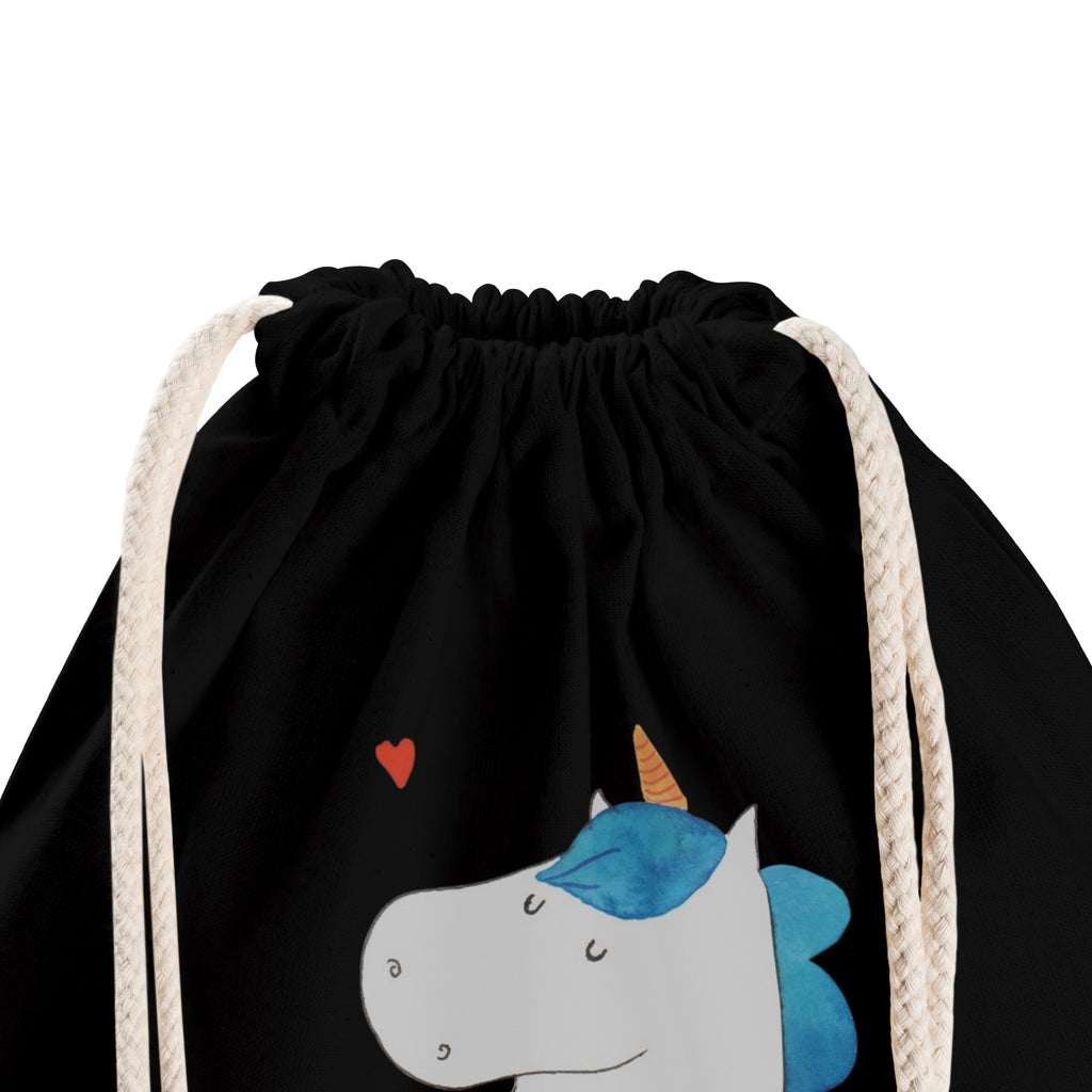 Sportbeutel Einhorn Spaziergang Turnbeutel, Beutel, Sporttasche, Tasche, Stoffbeutel, Einhorn, Einhörner, Einhorn Deko, Pegasus, Unicorn, Glitzer, Blumen, Spaziergang, Motivation, Gute Laune, Freude, Freundin, Mutter, Schwester