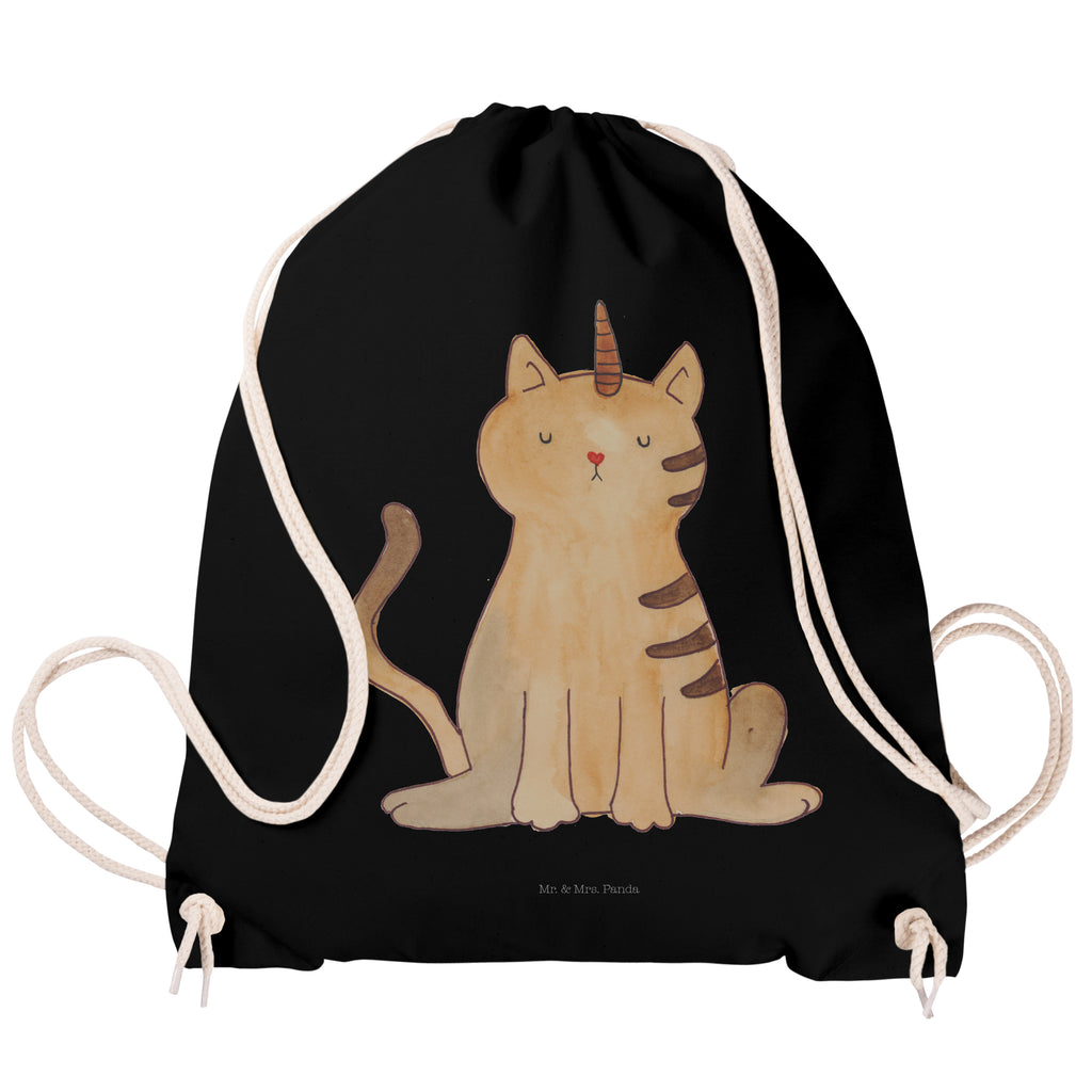 Sportbeutel Einhorn Katze Turnbeutel, Beutel, Sporttasche, Tasche, Stoffbeutel, Einhorn, Einhörner, Einhorn Deko, Pegasus, Unicorn, Katzer, Mieze, Regenbogen, Glitzer, Einhornpower, Erwachsenwerden, Katze, Katzenhorn, Einhornkatze, Kittyhorn