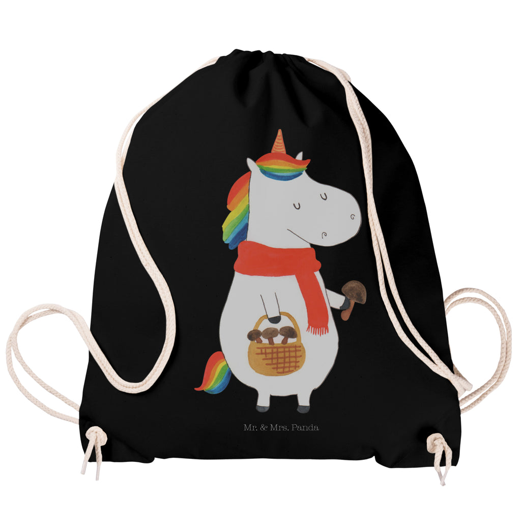 Sportbeutel Einhorn Pilz Turnbeutel, Beutel, Sporttasche, Tasche, Stoffbeutel, Einhorn, Einhörner, Einhorn Deko, Pegasus, Unicorn, Pilze, Pilzsammler, Motivation, Spruch, Liebeskummer
