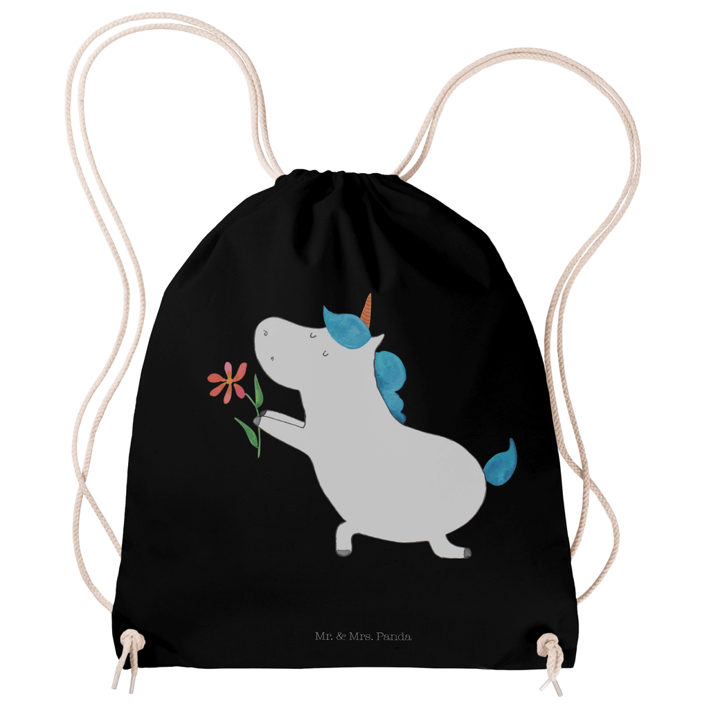 Sportbeutel Einhorn Blume Turnbeutel, Beutel, Sporttasche, Tasche, Stoffbeutel, Einhorn, Einhörner, Einhorn Deko, Pegasus, Unicorn, Liebe, Liebesbeweis, Antrag, Heiratsantrag, Verlobung, Ehepaar, Pärchen, Partner, Freund, Freundin, Ehe, heiraten
