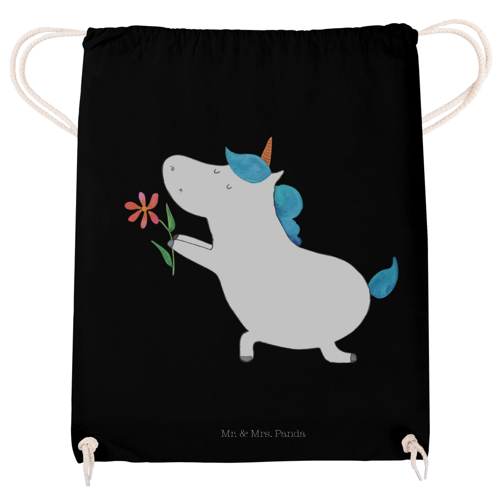 Sportbeutel Einhorn Blume Turnbeutel, Beutel, Sporttasche, Tasche, Stoffbeutel, Einhorn, Einhörner, Einhorn Deko, Pegasus, Unicorn, Liebe, Liebesbeweis, Antrag, Heiratsantrag, Verlobung, Ehepaar, Pärchen, Partner, Freund, Freundin, Ehe, heiraten