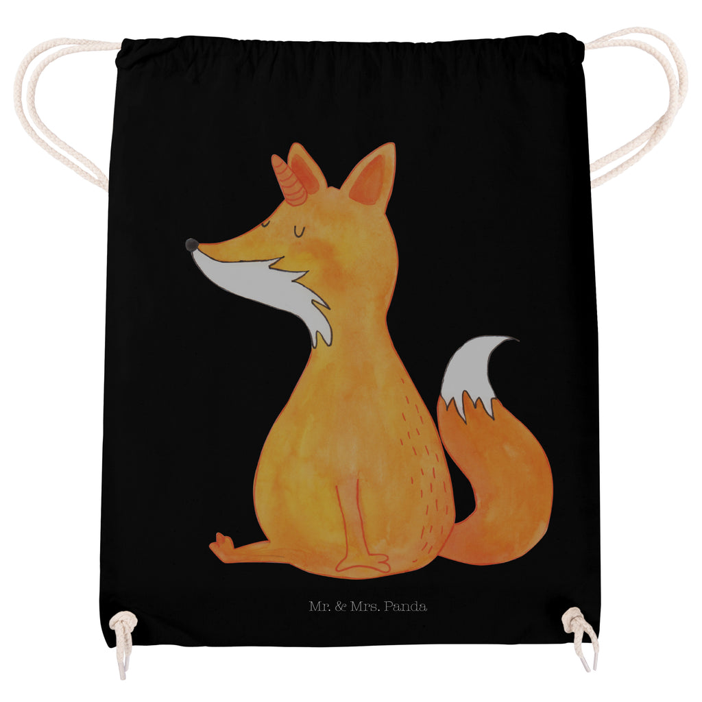 Sportbeutel Fuchshörnchen Turnbeutel, Beutel, Sporttasche, Tasche, Stoffbeutel, Einhorn, Einhörner, Einhorn Deko, Pegasus, Unicorn, Fuchs, Unicorns, Fuchshörnchen, Fuchshorn, Foxycorn, Füchse