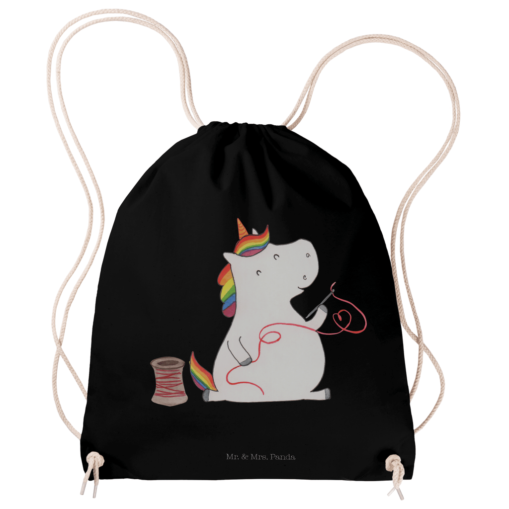 Sportbeutel Einhorn Näherin Turnbeutel, Beutel, Sporttasche, Tasche, Stoffbeutel, Einhorn, Einhörner, Einhorn Deko, Pegasus, Unicorn, Näherin, nähen, Mädchen, Freundin, Häkeln, Stricken, basteln, Nähzimmer