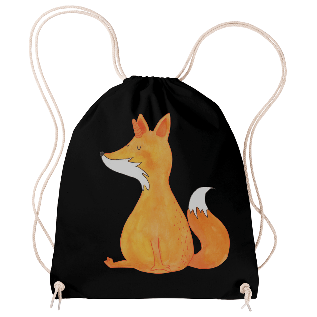 Sportbeutel Fuchshörnchen Wunsch Turnbeutel, Beutel, Sporttasche, Tasche, Stoffbeutel, Einhorn, Einhörner, Einhorn Deko, Pegasus, Unicorn, Fuchs, Unicorns, Fuchshörnchen, Fuchshorn, Foxycorn, Füchse