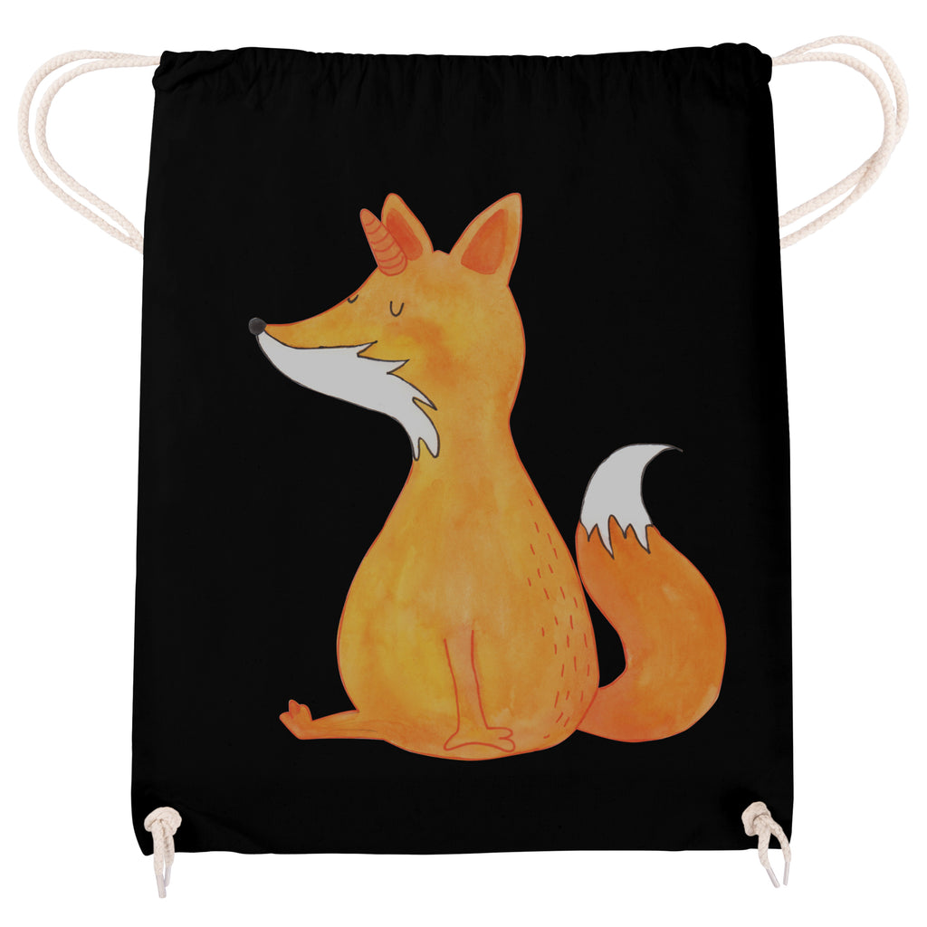 Sportbeutel Fuchshörnchen Wunsch Turnbeutel, Beutel, Sporttasche, Tasche, Stoffbeutel, Einhorn, Einhörner, Einhorn Deko, Pegasus, Unicorn, Fuchs, Unicorns, Fuchshörnchen, Fuchshorn, Foxycorn, Füchse