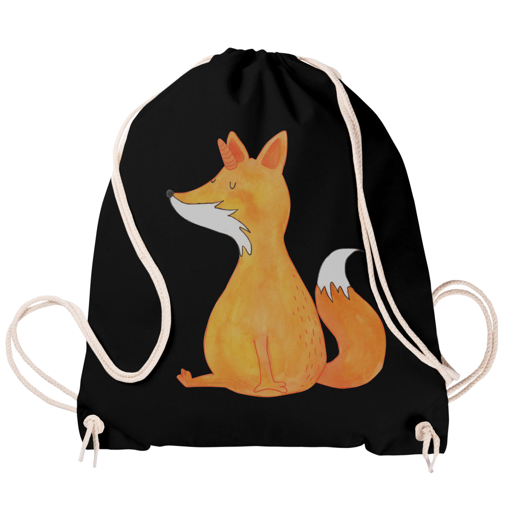 Sportbeutel Fuchshörnchen Wunsch Turnbeutel, Beutel, Sporttasche, Tasche, Stoffbeutel, Einhorn, Einhörner, Einhorn Deko, Pegasus, Unicorn, Fuchs, Unicorns, Fuchshörnchen, Fuchshorn, Foxycorn, Füchse
