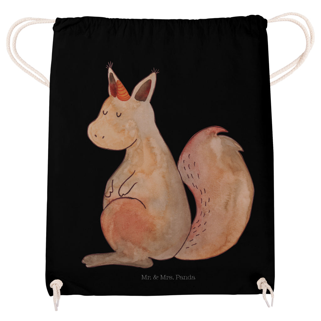 Sportbeutel Einhörnchen Glaube Turnbeutel, Beutel, Sporttasche, Tasche, Stoffbeutel, Einhorn, Einhörner, Einhorn Deko, Pegasus, Unicorn, Einhörnchen, Eichhörnchen, Eichhorn