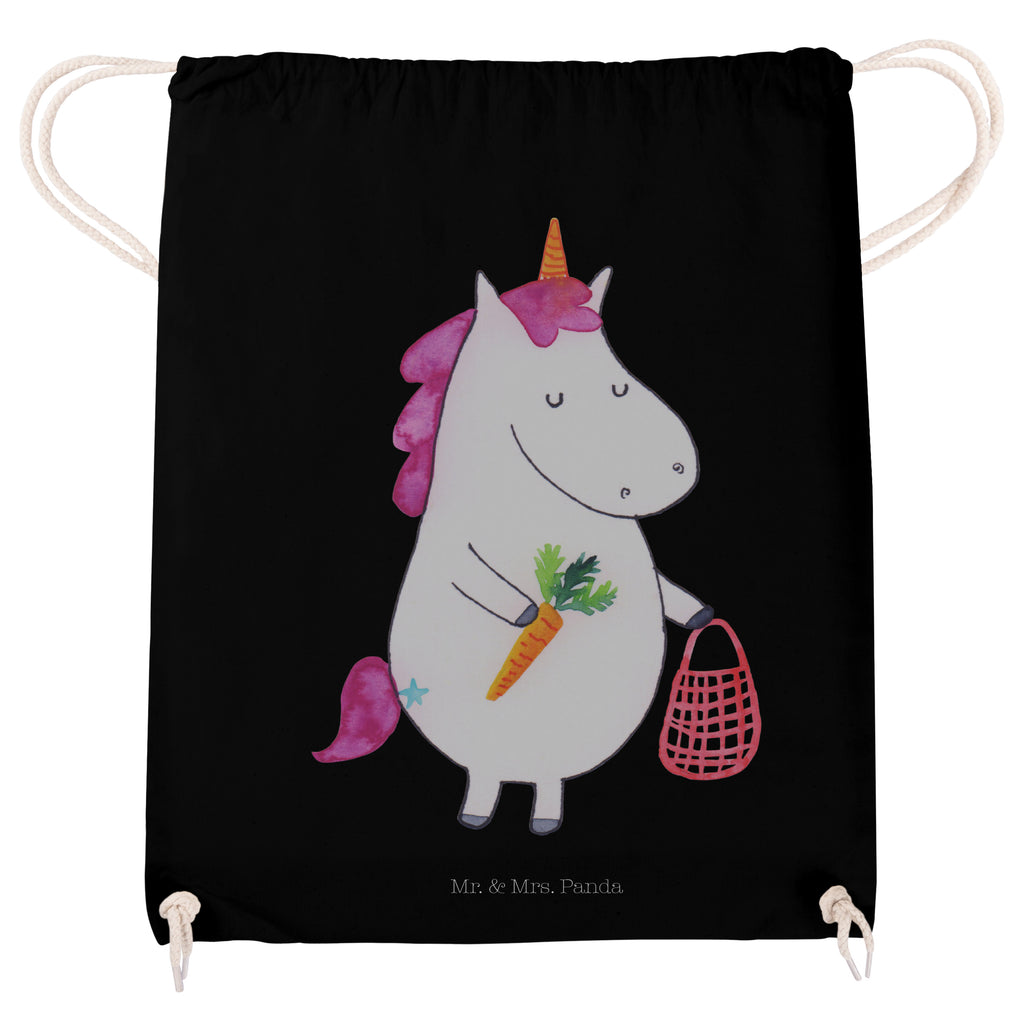 Sportbeutel Einhorn Gemüse Turnbeutel, Beutel, Sporttasche, Tasche, Stoffbeutel, Einhorn, Einhörner, Einhorn Deko, Pegasus, Unicorn, Biomarkt, Bio, Gemüse, Wochenmarkt
