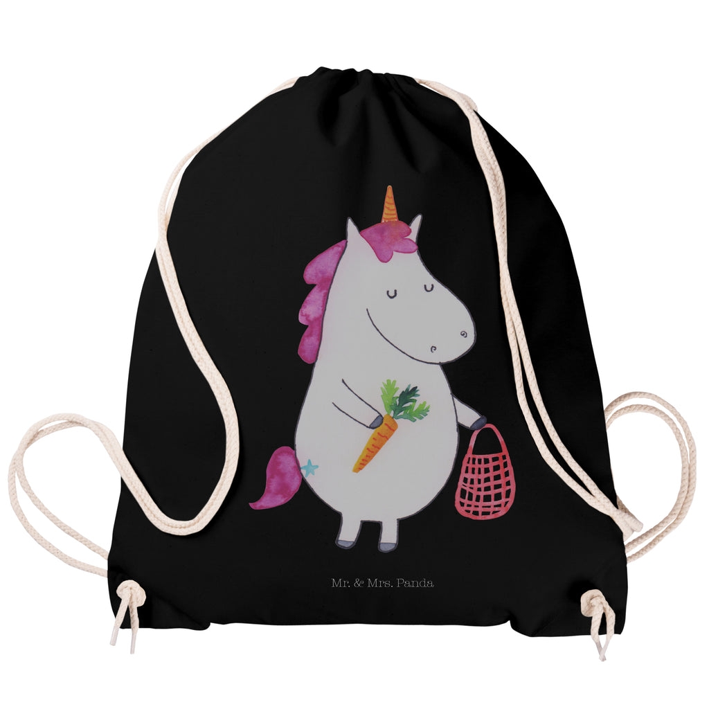 Sportbeutel Einhorn Gemüse Turnbeutel, Beutel, Sporttasche, Tasche, Stoffbeutel, Einhorn, Einhörner, Einhorn Deko, Pegasus, Unicorn, Biomarkt, Bio, Gemüse, Wochenmarkt
