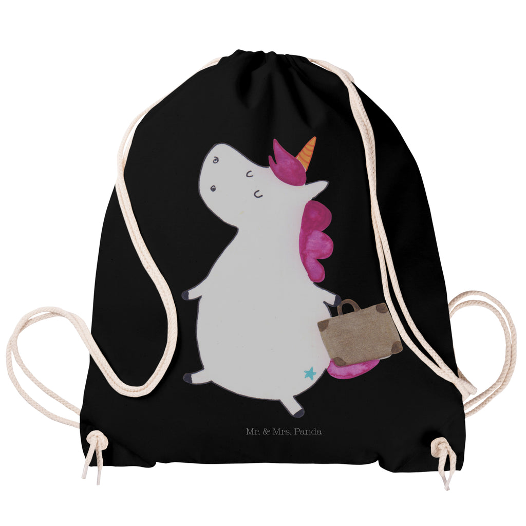 Sportbeutel Einhorn Koffer Turnbeutel, Beutel, Sporttasche, Tasche, Stoffbeutel, Einhorn, Einhörner, Einhorn Deko, Pegasus, Unicorn, unicorn, Koffer, Verreisen, Reise, Gepäck, Abenteuer, Erwachsen, Kind, albern, Spaß, lustig, witzig