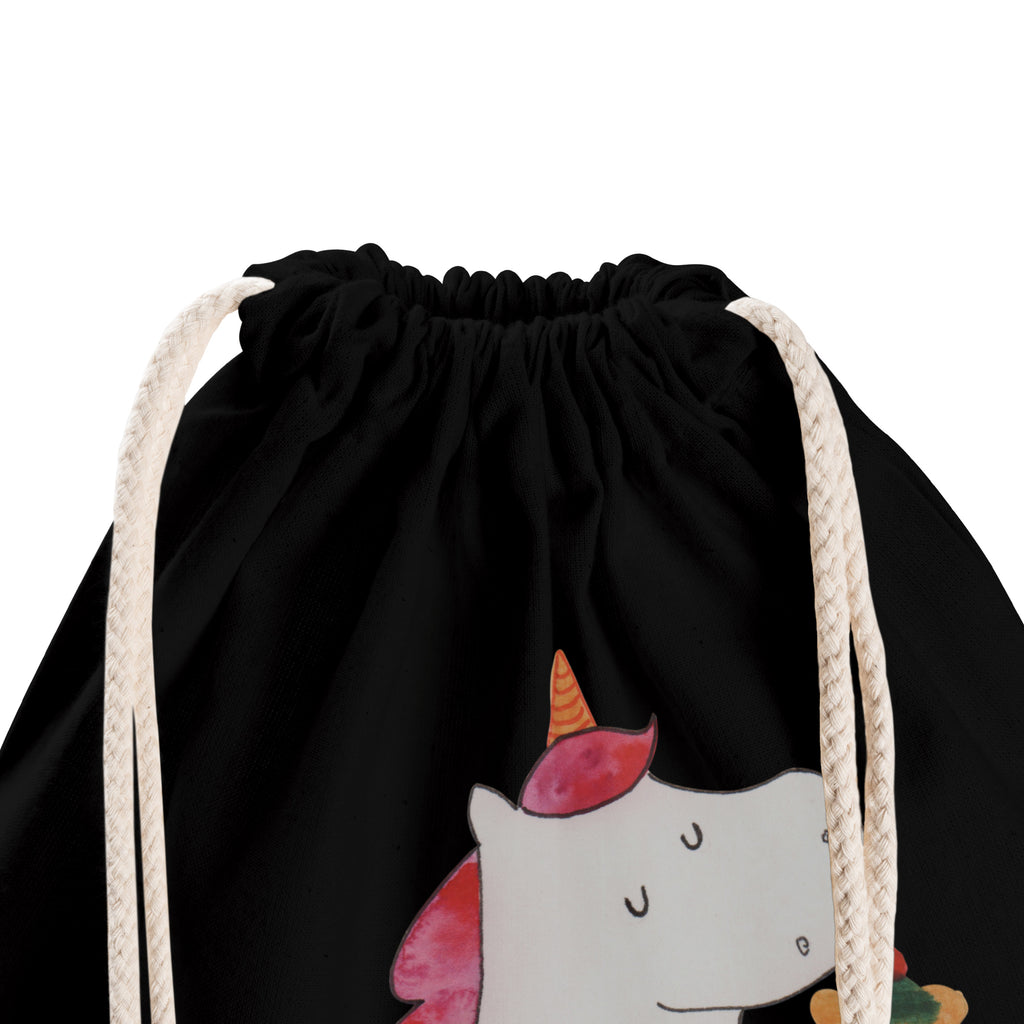 Sportbeutel Einhorn Küchenfee Turnbeutel, Beutel, Sporttasche, Tasche, Stoffbeutel, Einhorn, Einhörner, Einhorn Deko, Pegasus, Unicorn, backen, Muffin, Motivation, Träumer, träumen, Bäckerin, Hobbykoch, Koch, Torte, Kuchen