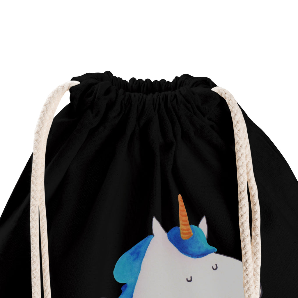 Sportbeutel Einhorn Mann Turnbeutel, Beutel, Sporttasche, Tasche, Stoffbeutel, Einhorn, Einhörner, Einhorn Deko, Pegasus, Unicorn, cool, Mann, Freundin, Familie, bester Freund, BFF, Party, hübsch, beste