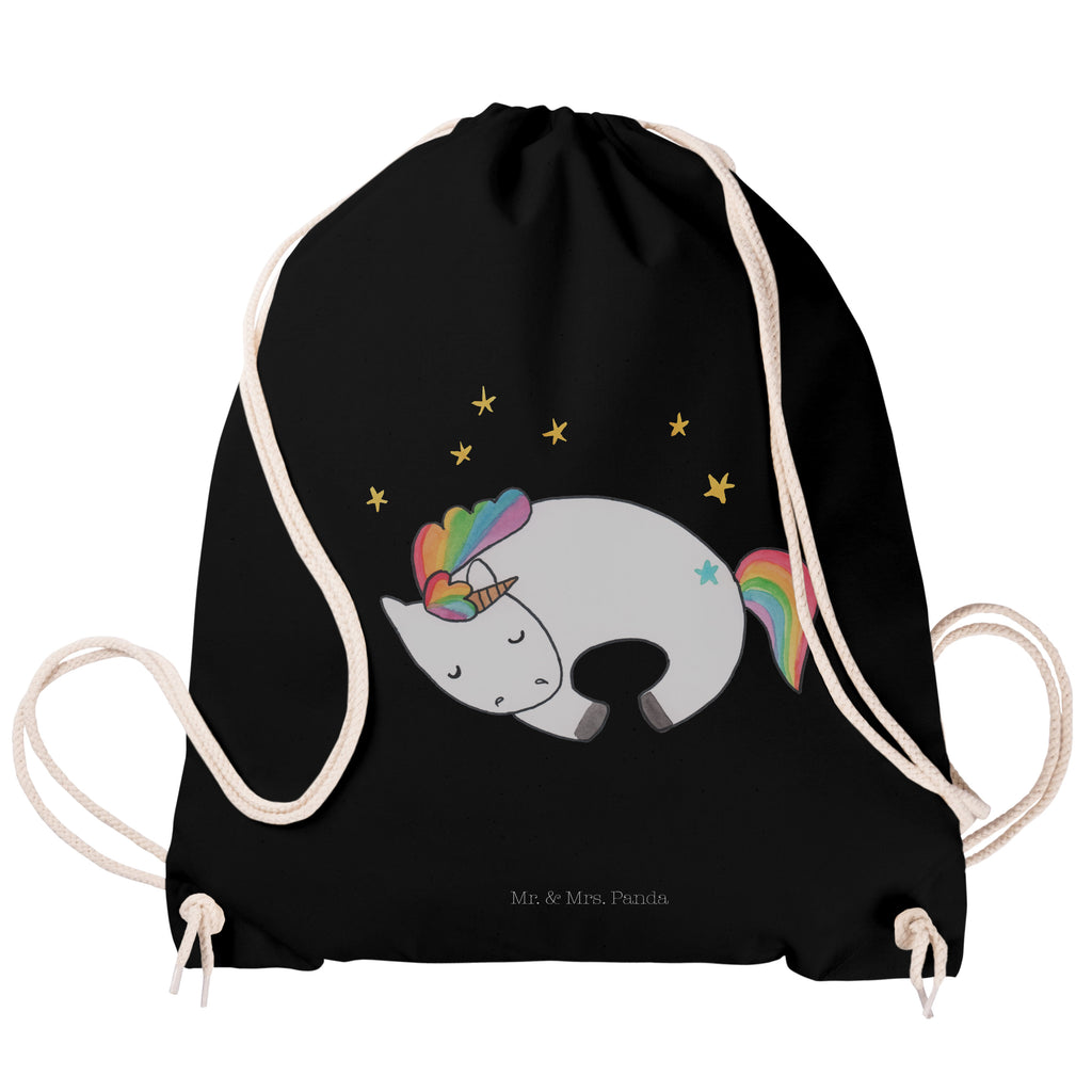 Sportbeutel Einhorn Nacht Turnbeutel, Beutel, Sporttasche, Tasche, Stoffbeutel, Einhorn, Einhörner, Einhorn Deko, Pegasus, Unicorn, Träume, Traum, unicorn, Realität, Menschen, Geschenk, Ruhe, Freundin