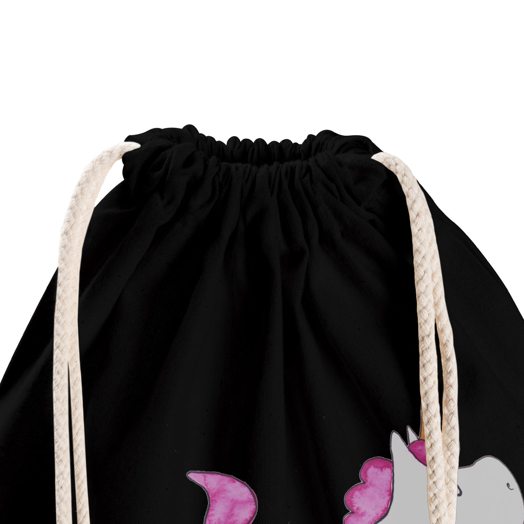 Sportbeutel Einhorn Pupsend Turnbeutel, Beutel, Sporttasche, Tasche, Stoffbeutel, Einhorn, Einhörner, Einhorn Deko, Pegasus, Unicorn, Pups, Regenbogen, Glitzer, Einhornpower, Erwachsenwerden, Spaß, lustig, Freundin