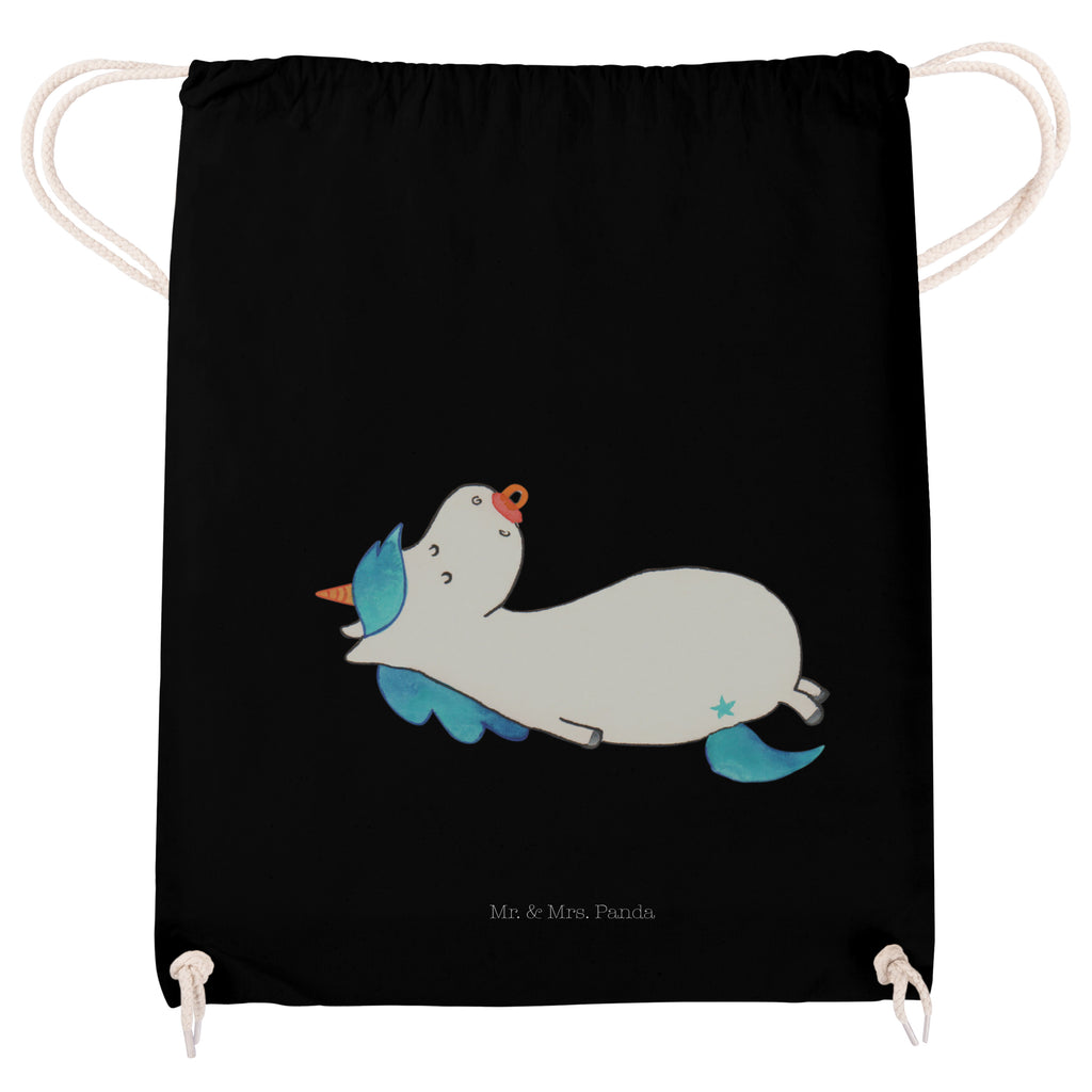 Sportbeutel Einhorn Schnullie Turnbeutel, Beutel, Sporttasche, Tasche, Stoffbeutel, Einhorn, Einhörner, Einhorn Deko, Pegasus, Unicorn, Baby, Kleinkind, Geburt, Geburtstag, Säugling, Schnuller, Geschenk Geburt, Mutter, Mama