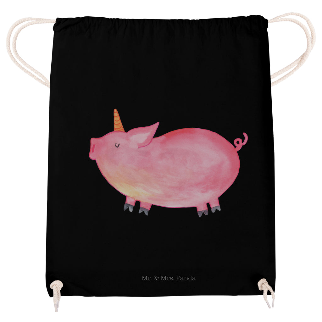 Sportbeutel Einhorn Schweinhorn Turnbeutel, Beutel, Sporttasche, Tasche, Stoffbeutel, Einhorn, Einhörner, Einhorn Deko, Pegasus, Unicorn, Party, Spaß, Schwein, Schweinhorn, Bauer, witzig. lustig, Spruch, geschenk, Pig, Piggy, funny, english, englisch