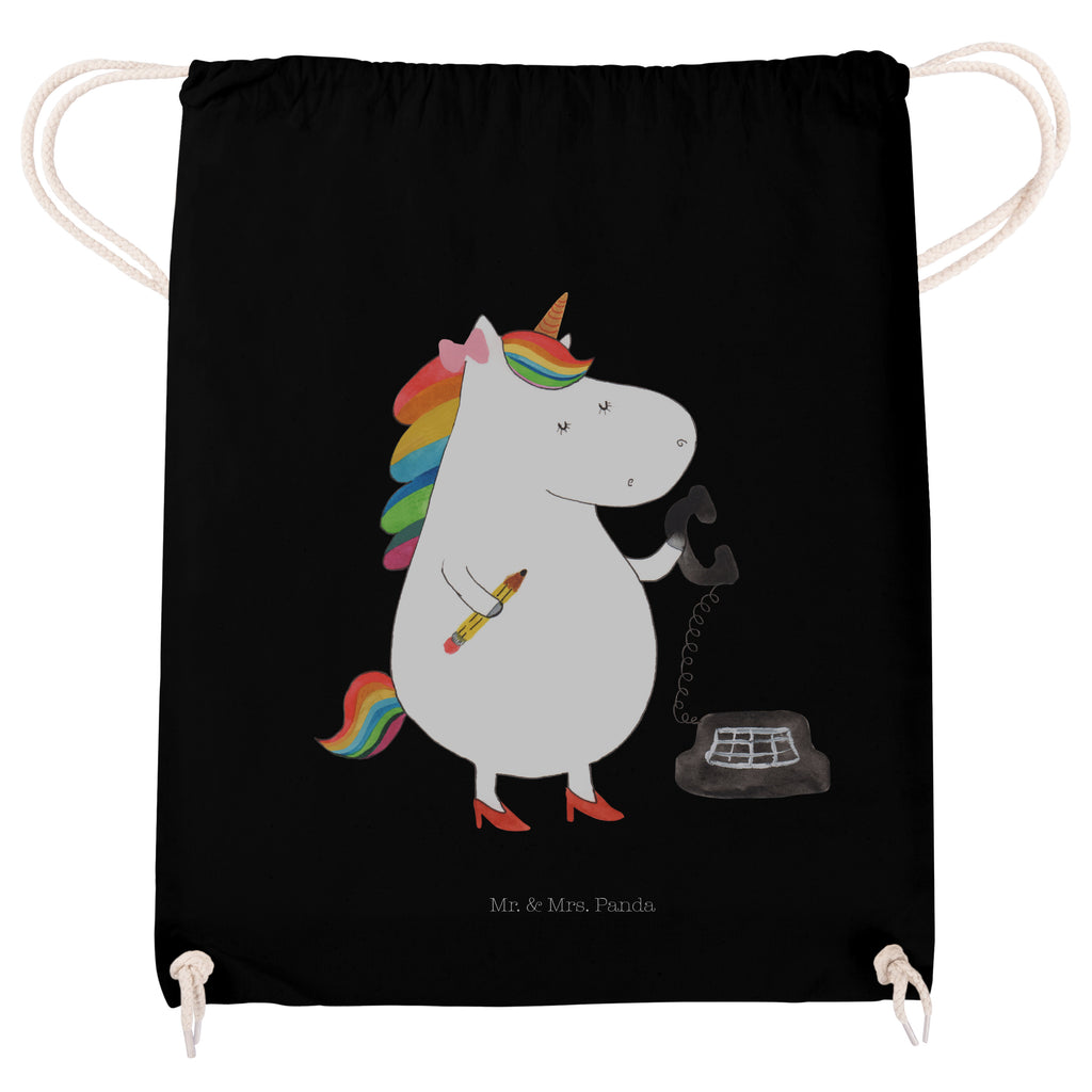 Sportbeutel Einhorn Sekretärin Turnbeutel, Beutel, Sporttasche, Tasche, Stoffbeutel, Einhorn, Einhörner, Einhorn Deko, Pegasus, Unicorn, Sekretärin, Büro, Rechtsanwältin, Rechtsanwaltsgehilfin, Steuerbüro, Steuerkanzlei, Bürokraft, Bürohilfe