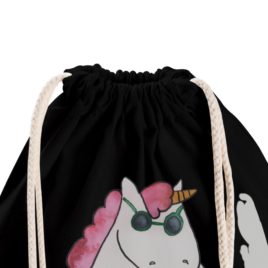 Sportbeutel Einhorn Woodstock Turnbeutel, Beutel, Sporttasche, Tasche, Stoffbeutel, Einhorn, Einhörner, Einhorn Deko, Pegasus, Unicorn, Kiffen, Joint, Zigarette, Alkohol, Party, Spaß. lustig, witzig, Woodstock