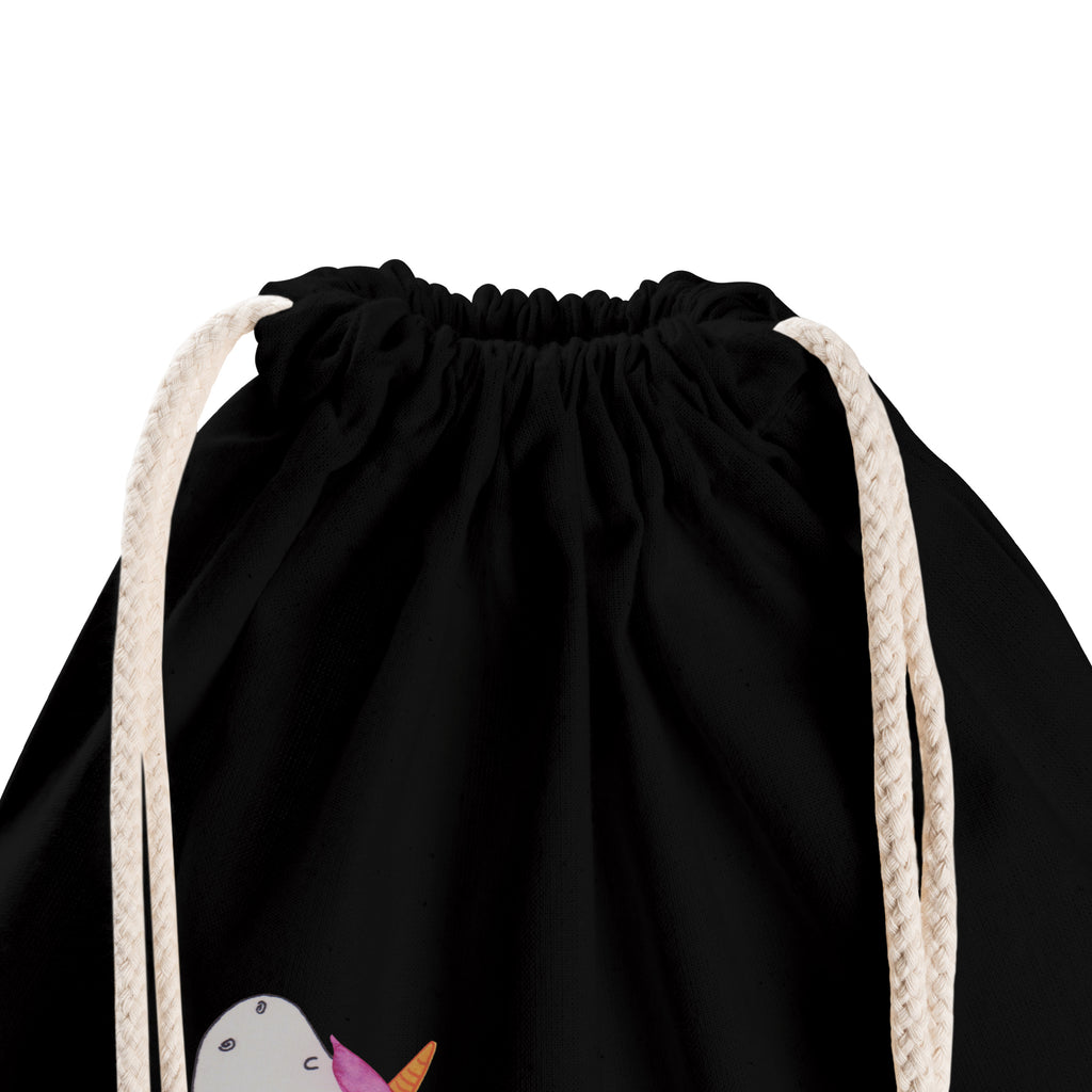Sportbeutel Einhorn Yoga Turnbeutel, Beutel, Sporttasche, Tasche, Stoffbeutel, Einhorn, Einhörner, Einhorn Deko, Pegasus, Unicorn, Yoga, Namaste, Achtsamkeit, Entspannung, Joga, Yogamatte, Sport, lustig, witzig, süß