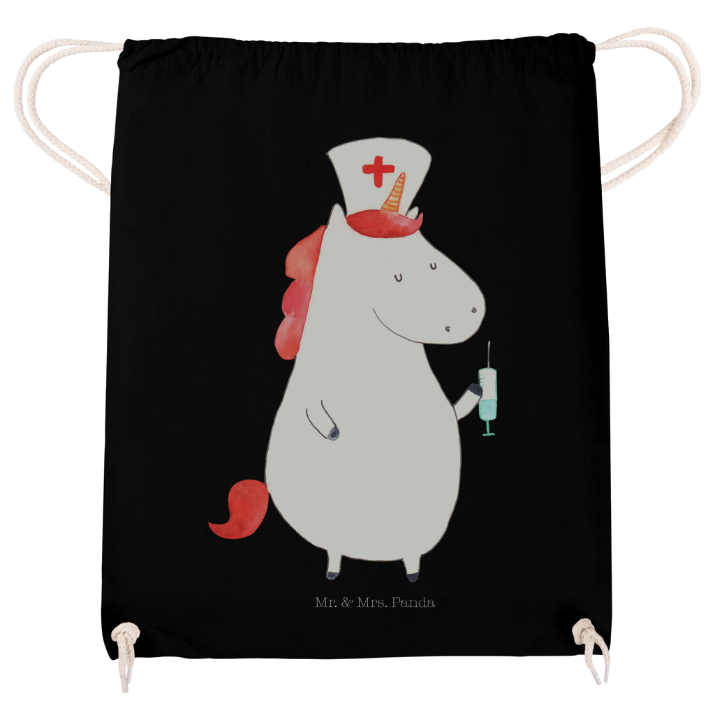 Sportbeutel Einhorn Krankenschwester Turnbeutel, Beutel, Sporttasche, Tasche, Stoffbeutel, Einhorn, Einhörner, Einhorn Deko, Pegasus, Unicorn, Krankenschwester Geschenk, Krankenpfleger Geschenk, Krankenpflegerin, Krankenschwester Dankeschön, Krankenhaus, Ärztin Geschenk