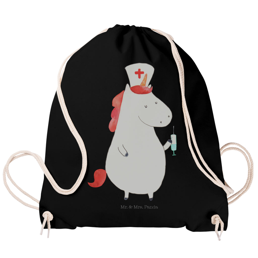 Sportbeutel Einhorn Krankenschwester Turnbeutel, Beutel, Sporttasche, Tasche, Stoffbeutel, Einhorn, Einhörner, Einhorn Deko, Pegasus, Unicorn, Krankenschwester Geschenk, Krankenpfleger Geschenk, Krankenpflegerin, Krankenschwester Dankeschön, Krankenhaus, Ärztin Geschenk