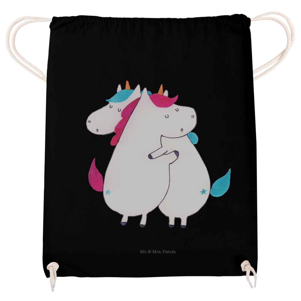Sportbeutel Einhörner Umarmen Turnbeutel, Beutel, Sporttasche, Tasche, Stoffbeutel, Einhorn, Einhörner, Einhorn Deko, Pegasus, Unicorn, Freundinnen, Freundin, BFF, Schwester, Schwestern, Familie, Geschwister, Sister, Liebe