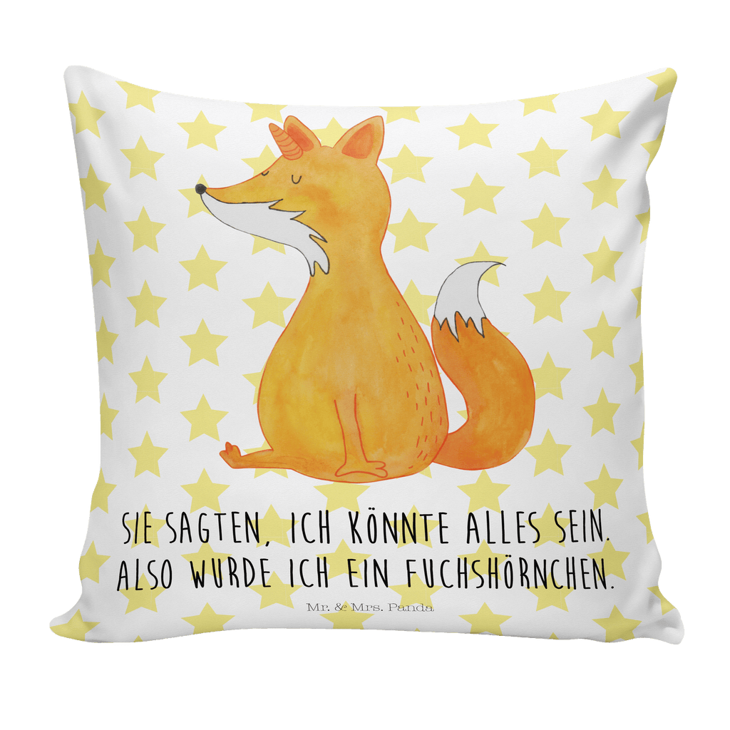 40x40 Kissen Fuchshörnchen Kissenhülle, Kopfkissen, Sofakissen, Dekokissen, Motivkissen, Einhorn, Einhörner, Einhorn Deko, Pegasus, Unicorn, Fuchs, Unicorns, Fuchshörnchen, Fuchshorn, Foxycorn, Füchse