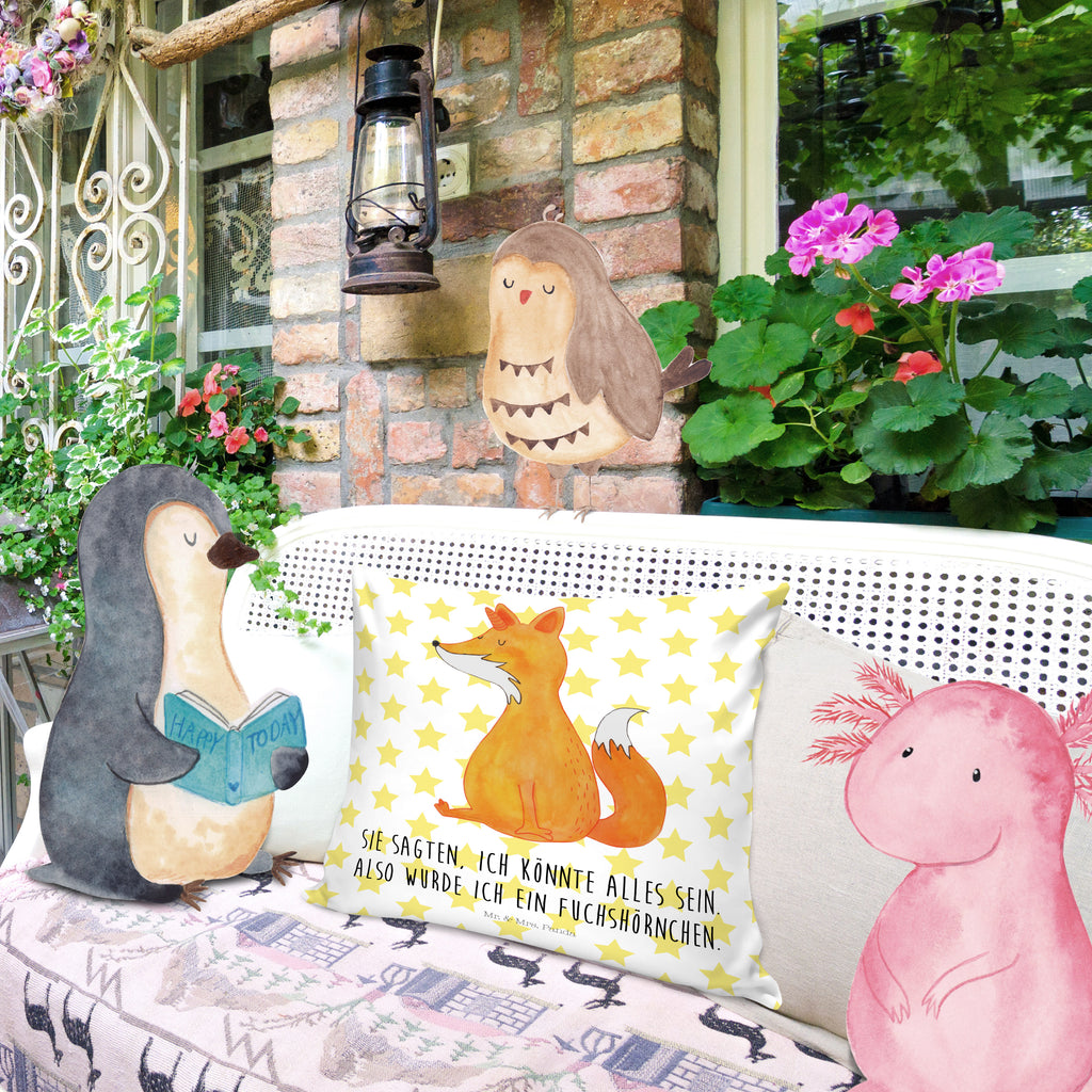 40x40 Kissen Fuchshörnchen Kissenhülle, Kopfkissen, Sofakissen, Dekokissen, Motivkissen, Einhorn, Einhörner, Einhorn Deko, Pegasus, Unicorn, Fuchs, Unicorns, Fuchshörnchen, Fuchshorn, Foxycorn, Füchse