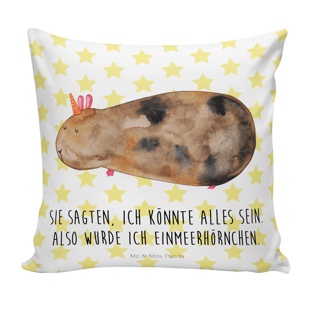 40x40 Kissen Meerhörnchen Kissenhülle, Kopfkissen, Sofakissen, Dekokissen, Motivkissen, Einhorn, Einhörner, Einhorn Deko, Pegasus, Unicorn, Meerhörnchen, Meericorn, Meerschwein, Meerschweinchen