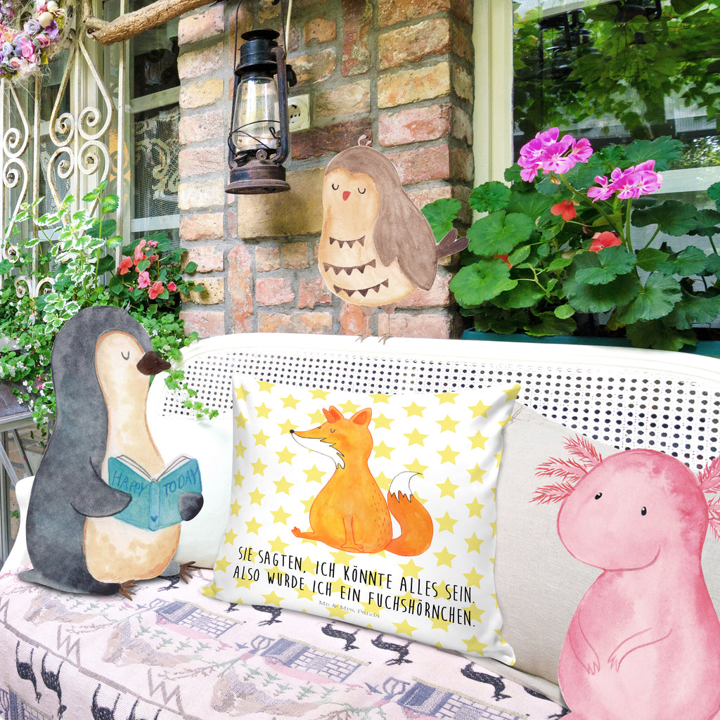 40x40 Kissen Fuchshörnchen Wunsch Kissenhülle, Kopfkissen, Sofakissen, Dekokissen, Motivkissen, Einhorn, Einhörner, Einhorn Deko, Pegasus, Unicorn, Fuchs, Unicorns, Fuchshörnchen, Fuchshorn, Foxycorn, Füchse