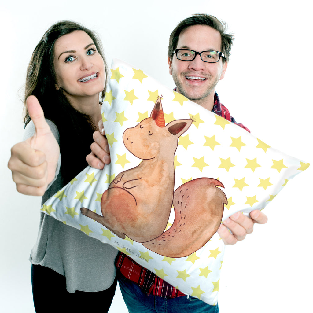 40x40 Kissen Einhörnchen Glaube Kissenhülle, Kopfkissen, Sofakissen, Dekokissen, Motivkissen, Einhorn, Einhörner, Einhorn Deko, Pegasus, Unicorn, Einhörnchen, Eichhörnchen, Eichhorn
